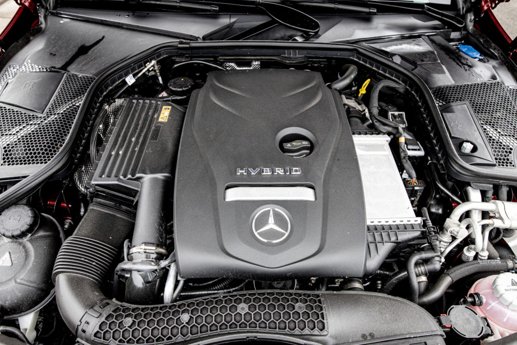 układ hybrydowy Mercedesa