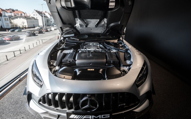 Silnik V8 w Mercedesie AMG GT Black Series (fot. mat. prasowe)