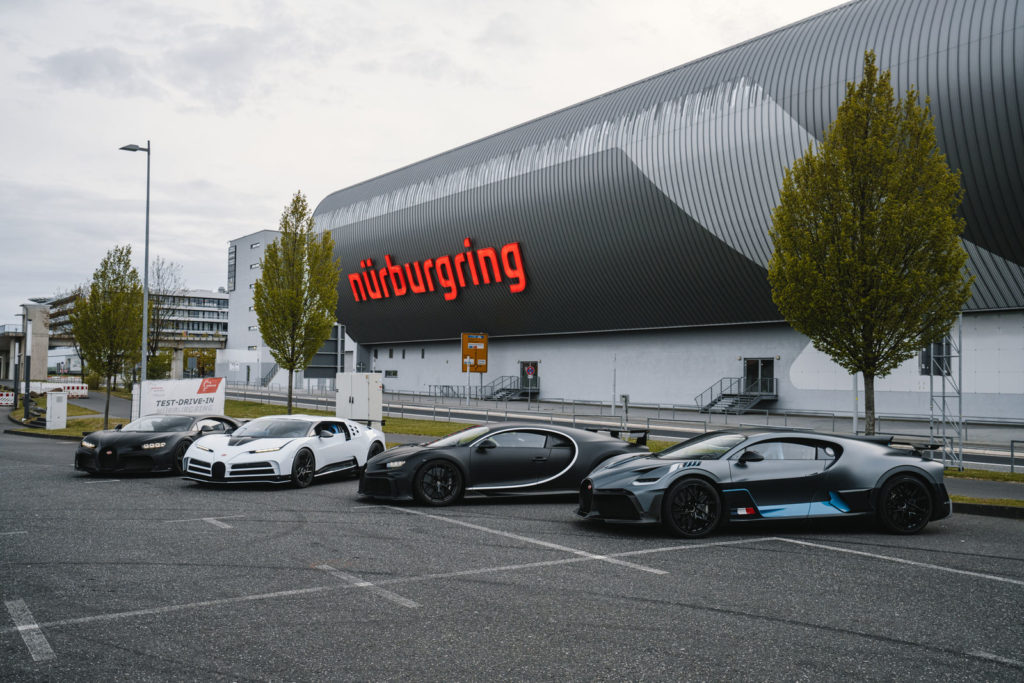 Bugatti i testy na Nordschleife – 20 mln euro na jednym torze