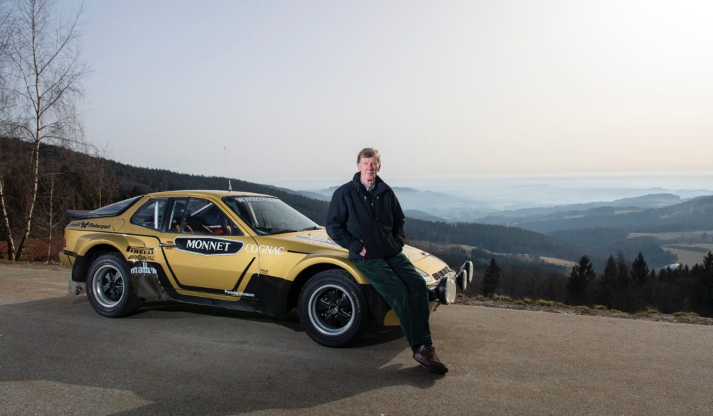 Walter Röhrl i jego Porsche 924 Carrera GTS