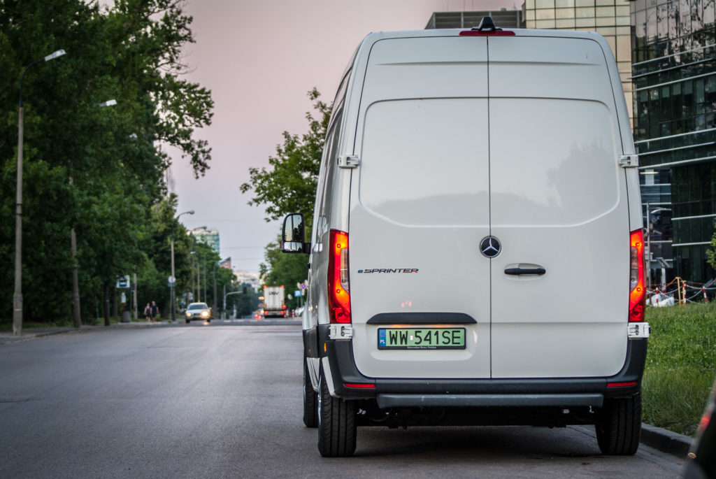 Mercedes eSprinter – bezemisyjny dostawczak. Test.