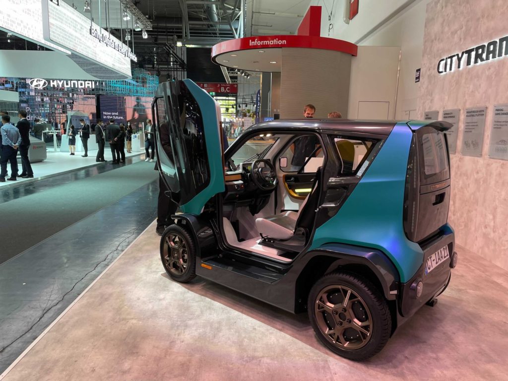 IAA Mobility 2021 – City Transformer – elektryczny składany mikrosamochód