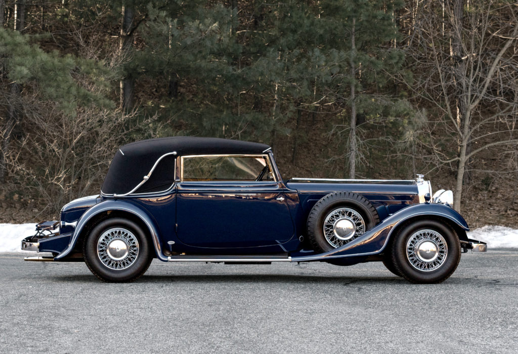 1934 Horch 780 B Sportcabriolet by Glaser  (fot. RM Sotheby's, Audi Press, Wikimedia Commons)