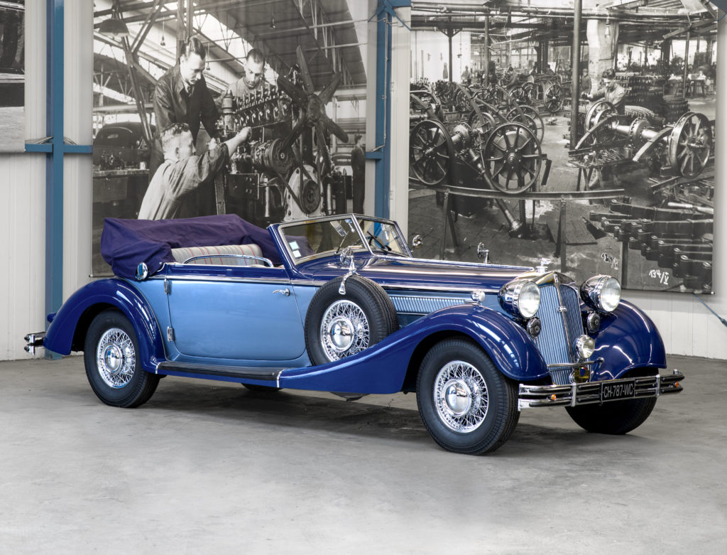 1938 Horch 853 Cabriolet by Glaser (fot. RM Sotheby's, Audi Press, Wikimedia Commons)