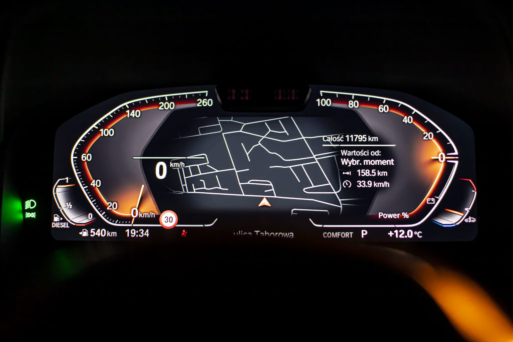 wirtualne zegary BMW