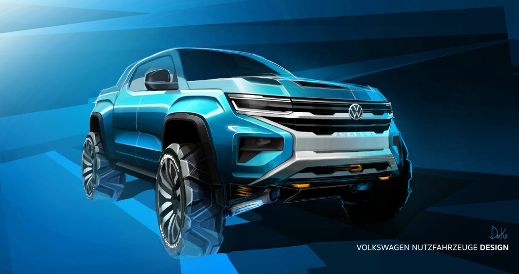 Nowy Amarok. Volkswagen pokazał szkice i zdradził szczegóły
