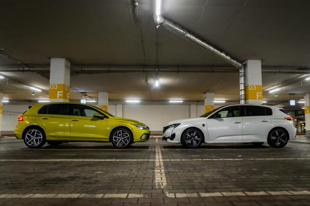 Test. VW Golf eHybrid vs Peugeot 308 Hybrid 225. Która hybryda plug-in jest lepsza?