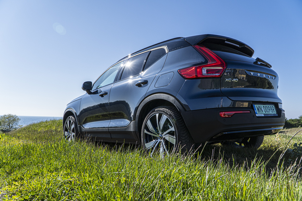 Podróżujemy  elektrycznym Volvo XC40 Recharge P6 po Bornholmie