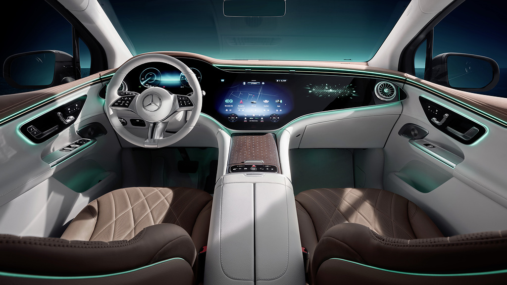 Mercedes-Benz EQE SUV: pierwszy rzut na wnętrze