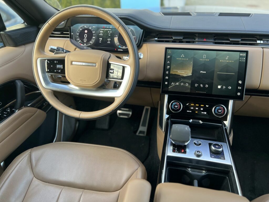 Range Rover wnętrze