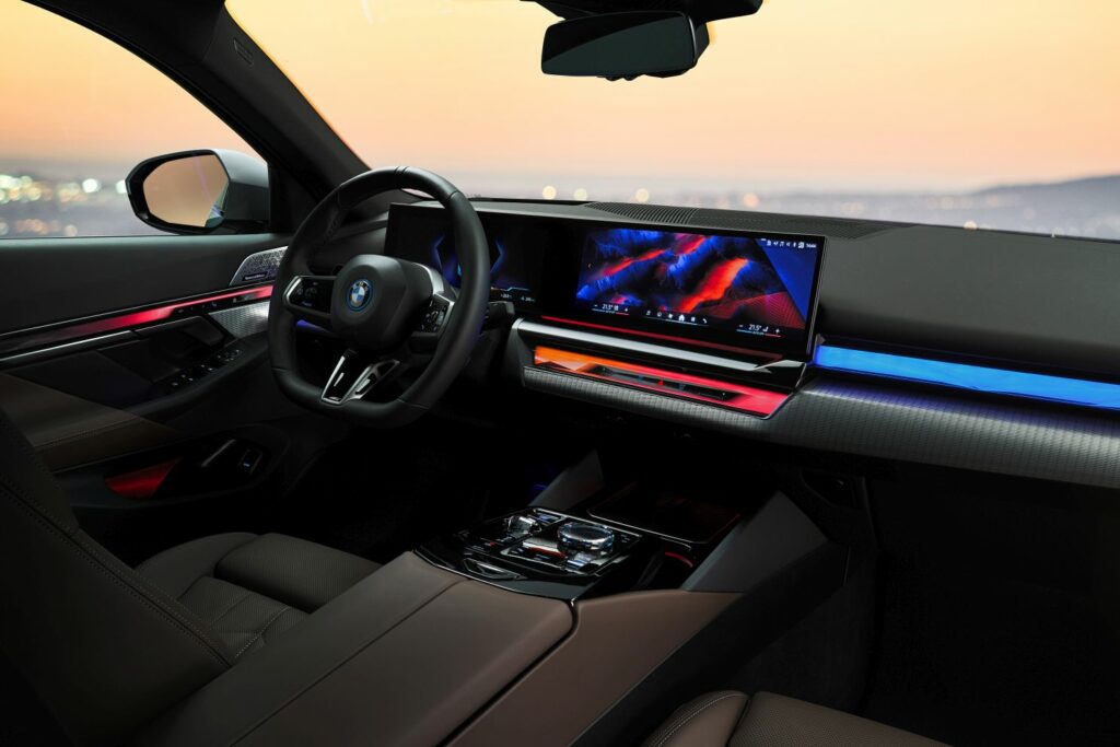 ekran w nowym BMW serii 5