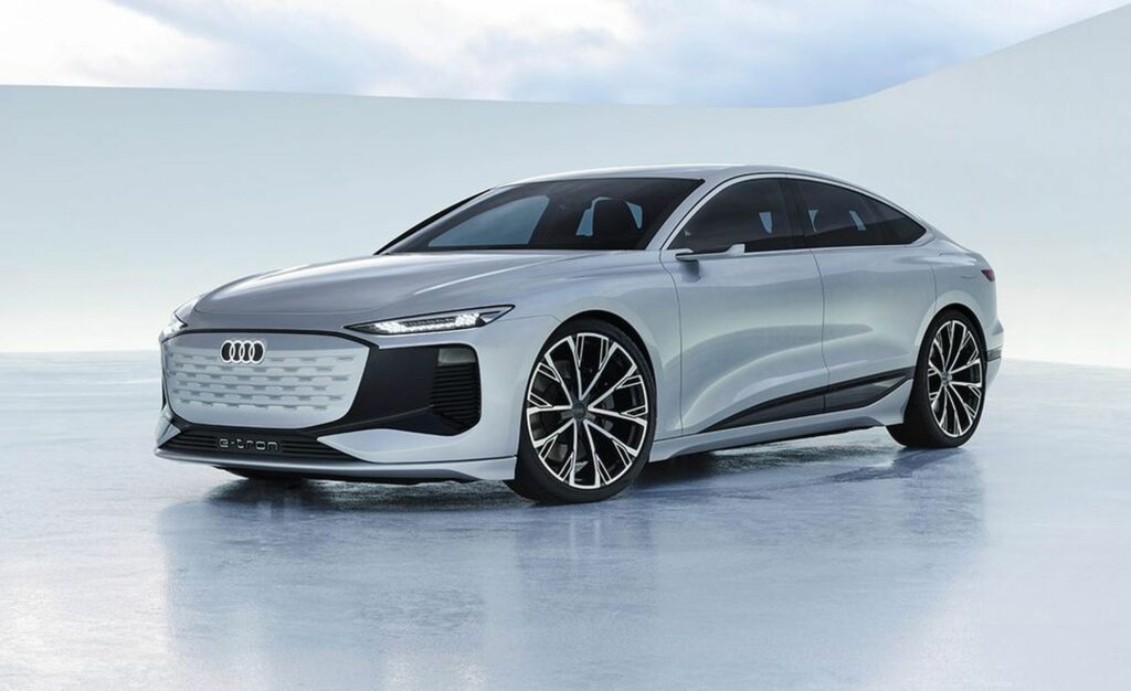 nowe samochody elektryczne - Audi A6 e-tron