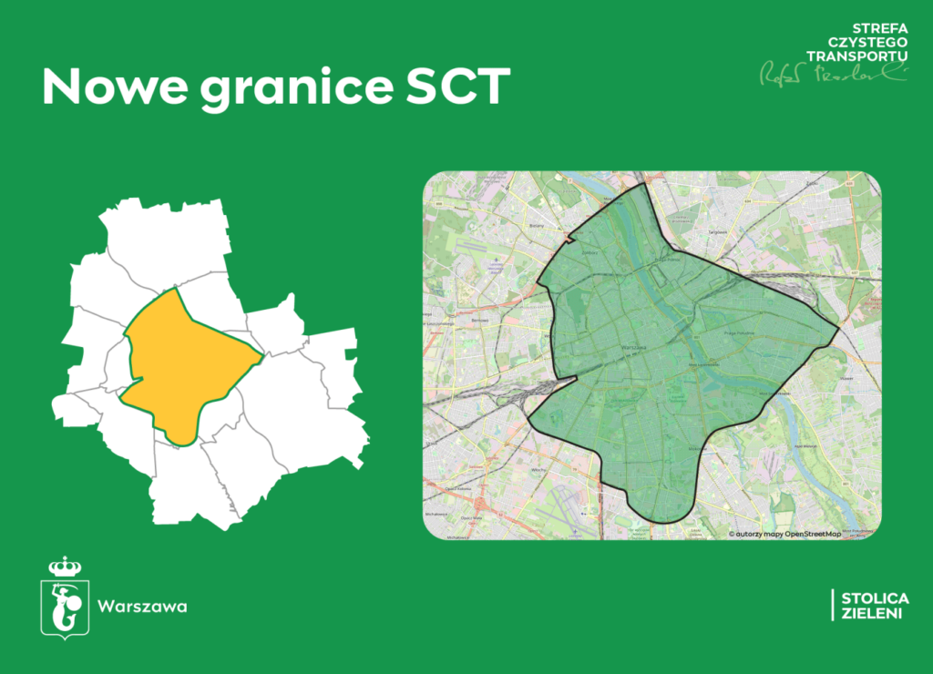 zmiany w przepisach SCT Warszawa obszar