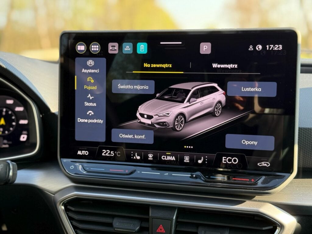 ekran 12,9 cala Seat Leon